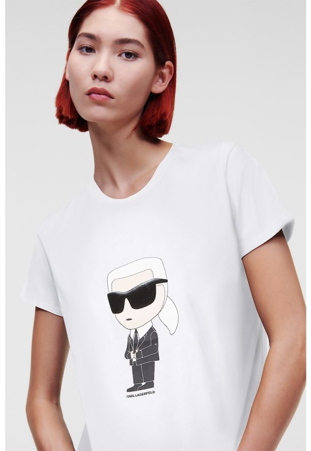 Тениска Ikonik от органичен памук Karl Lagerfeld