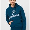 Памучно худи с джоб кенгуру SUPERDRY