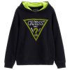 Памучно худи със свободна кройка GUESS JEANS