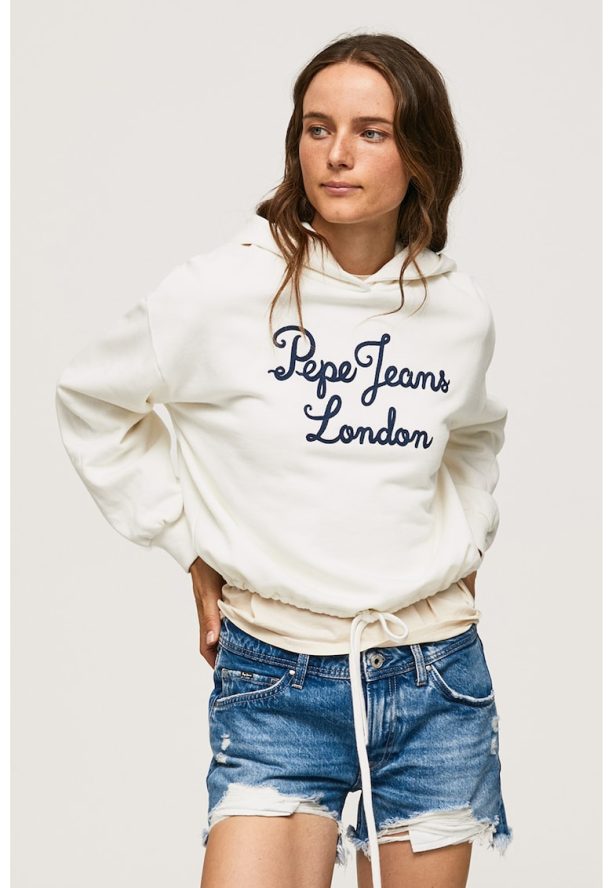 Памучно худи с лого Pepe Jeans London