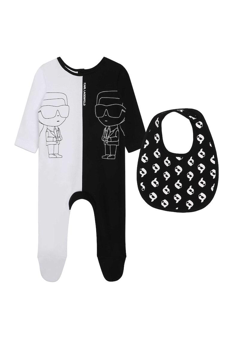 Пижама с лого и лигавник KARL LAGERFELD KIDS