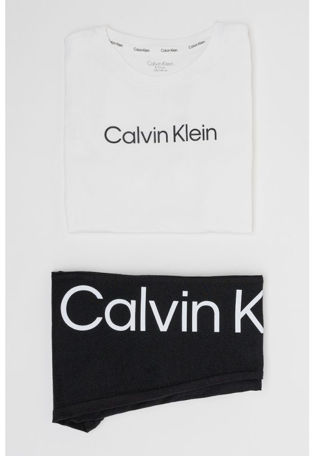 Пижама с органичен памук и лого CALVIN KLEIN