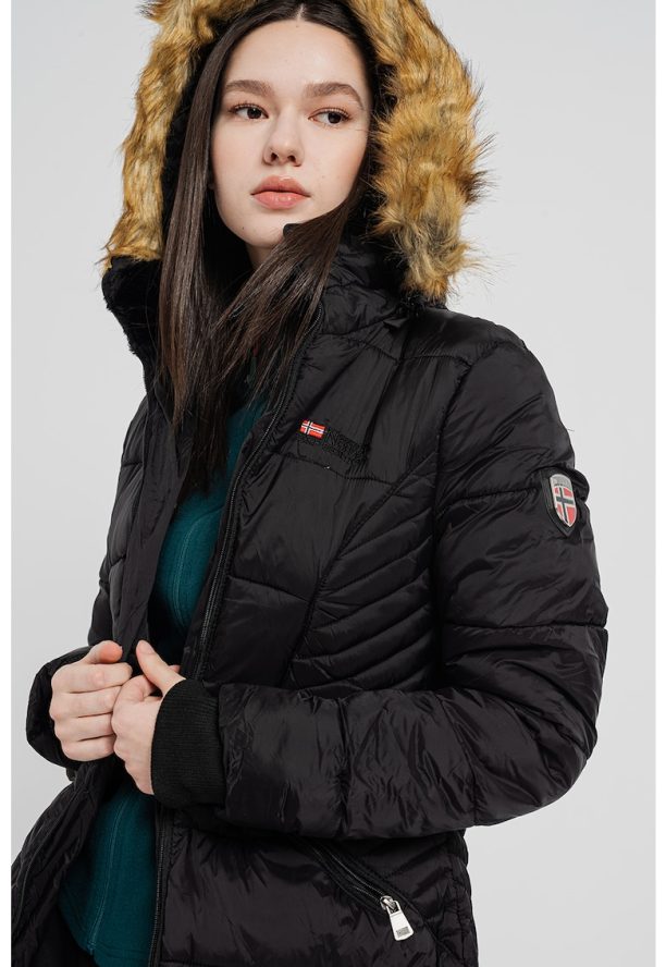 Подплатена зимна парка Abeille с качулка Geographical Norway