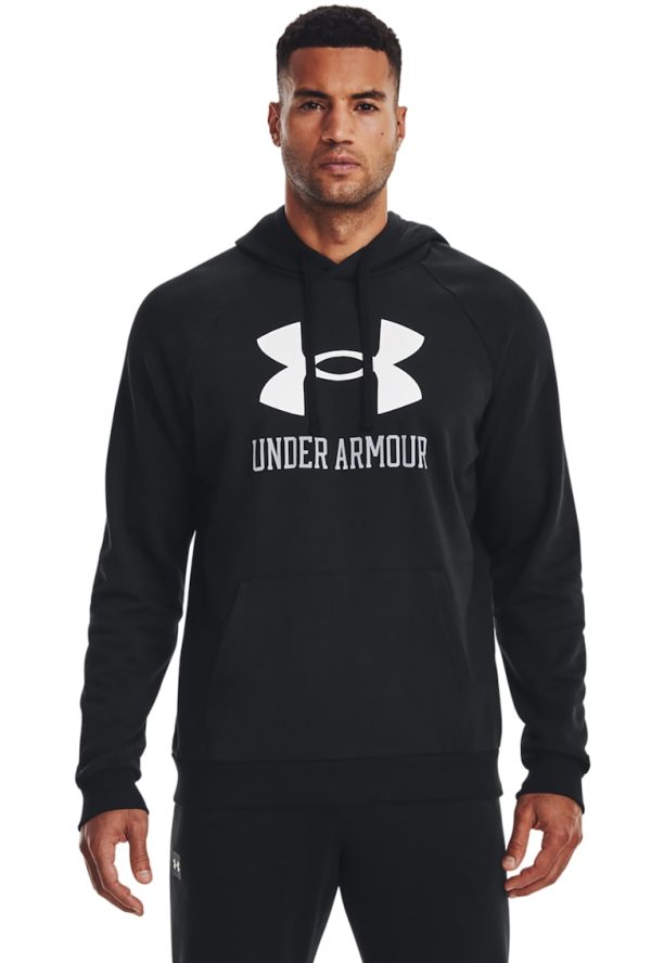 Поларено худи Rival Lock Up с лого Under Armour