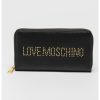 Портефйл от еко кожа с метално лого Love Moschino