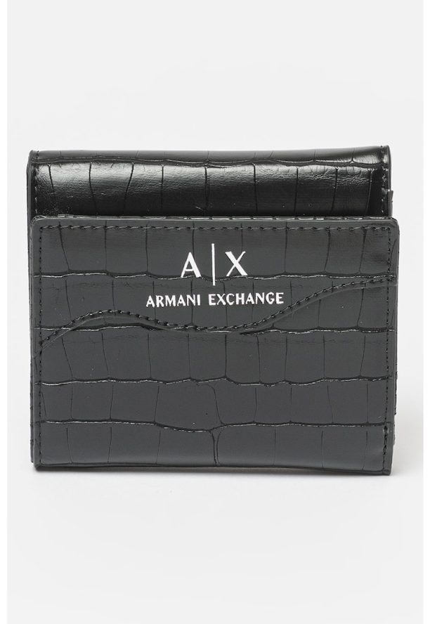 Портмоне от еко кожа с шагрен ARMANI EXCHANGE