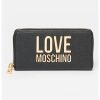 Портмоне от еко кожа с метално лого Love Moschino