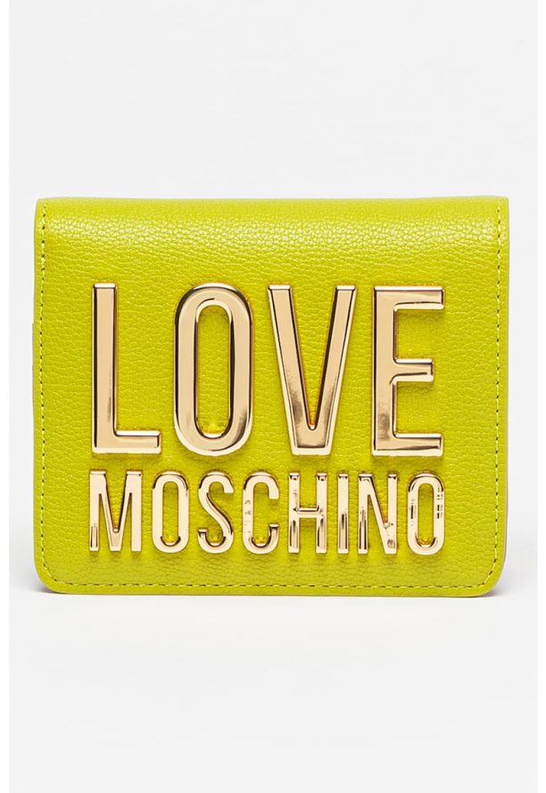 Портфейл от еко кожа с лого Love Moschino