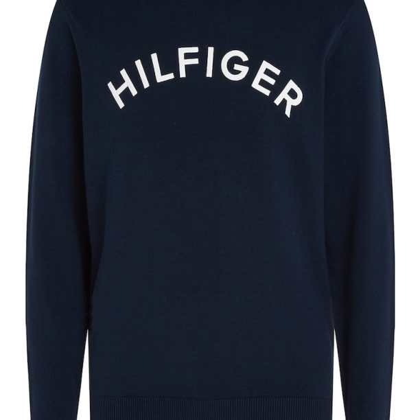 Пуловер с органичен памук с лого Tommy Hilfiger