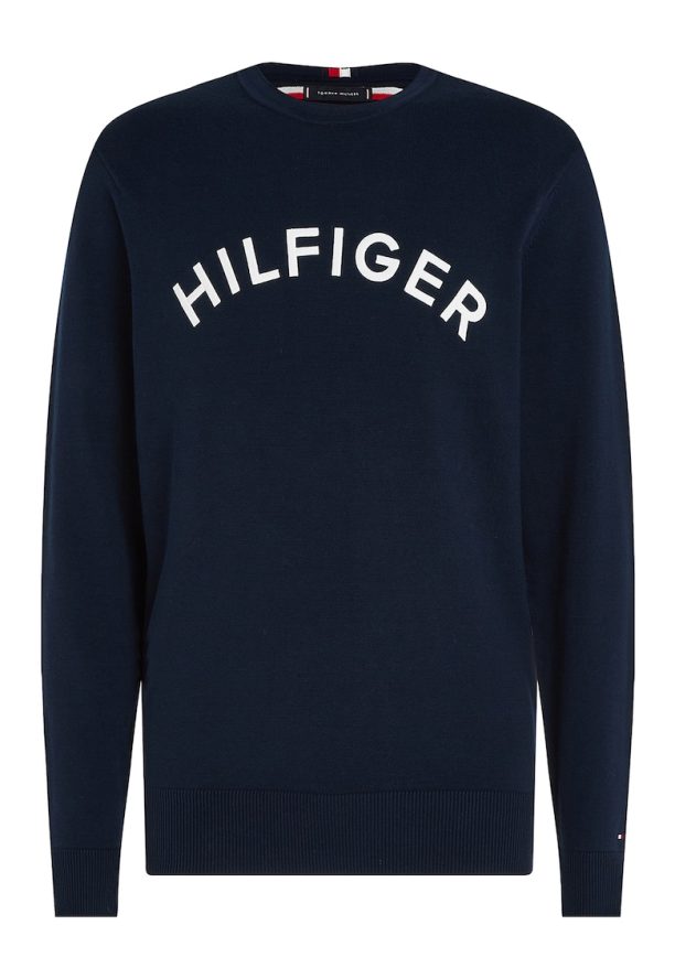 Пуловер с органичен памук с лого Tommy Hilfiger