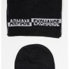 Рипсени шапка и шал - 2 броя ARMANI EXCHANGE