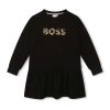 Рокля с лого BOSS Kidswear