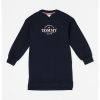 Рокля-суитшърт с лого на гърдите Tommy Hilfiger