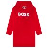 Рокля тип худи с лого BOSS Kidswear