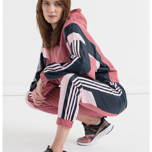 Спортен екип Game Time с цип и цветен блок adidas Sportswear