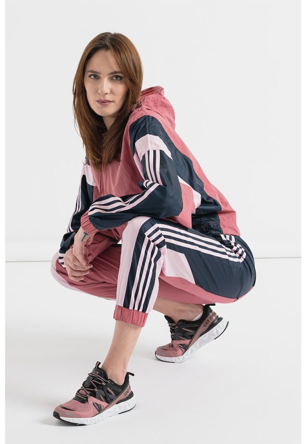 Спортен екип Game Time с цип и цветен блок adidas Sportswear