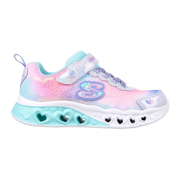 Спортни обувки Flutter Heart Lights с велкро Skechers