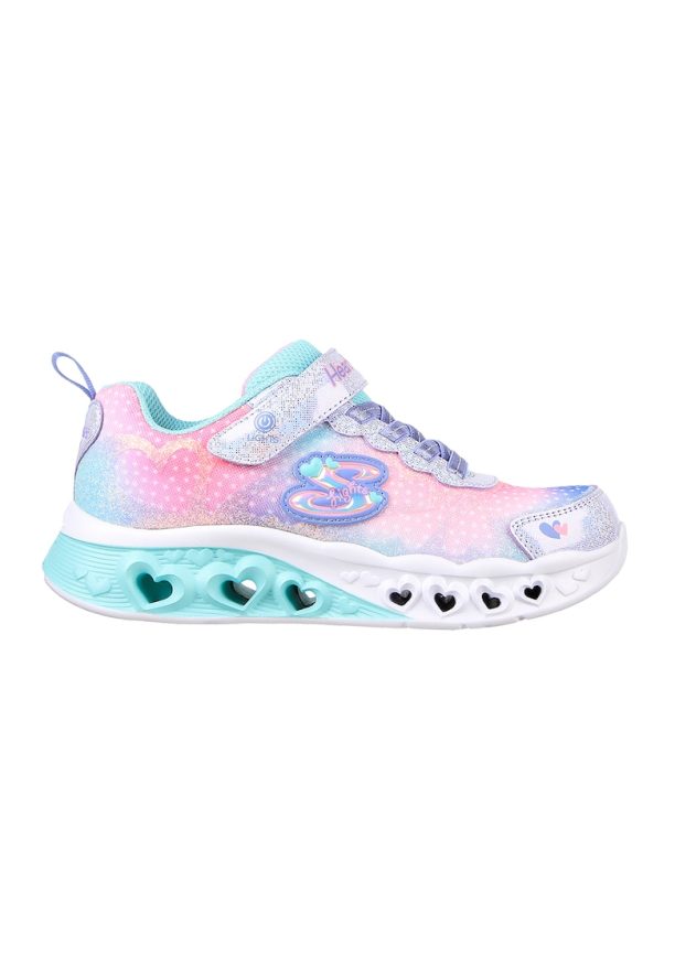 Спортни обувки Flutter Heart Lights с велкро Skechers