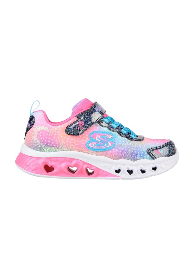 Спортни обувки Flutter Heart Lights с велкро Skechers