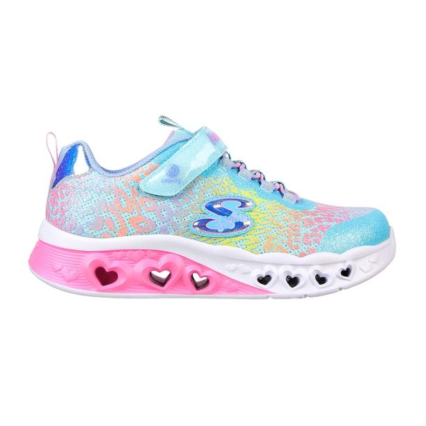 Спортни обувки Flutter Heart с велкро и Led светлини Skechers