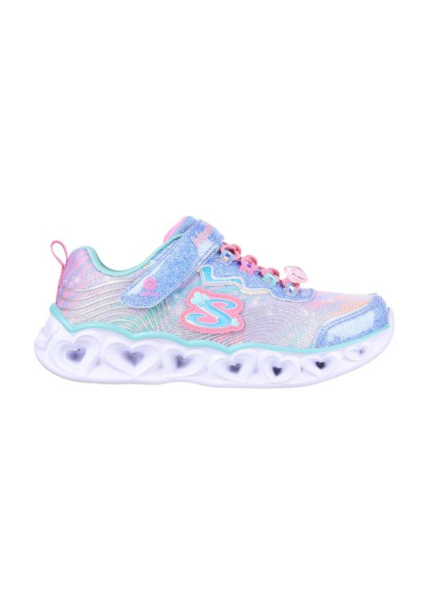 Спортни обувки Heart Lights с велкро и LED светлини Skechers