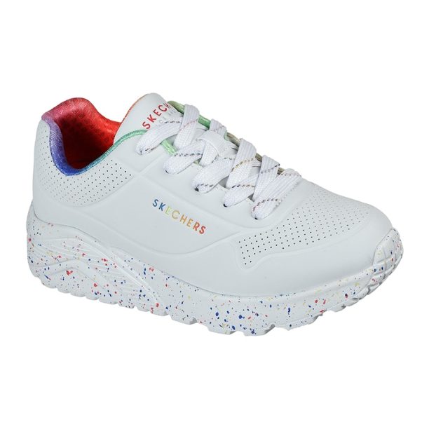 Спортни обувки Uno Lite - Rainbow с шарена подметка Skechers