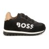 Спортни обувки с велур BOSS Kidswear