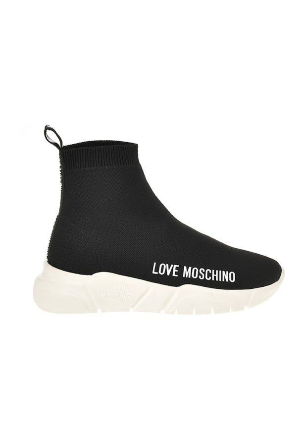 Спортни обувки с дизайн тип чорап и лого Love Moschino