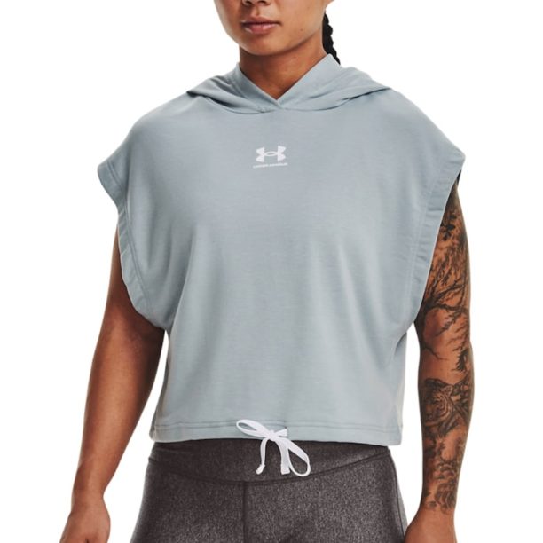 Спортно худи Rival без ръкави Under Armour