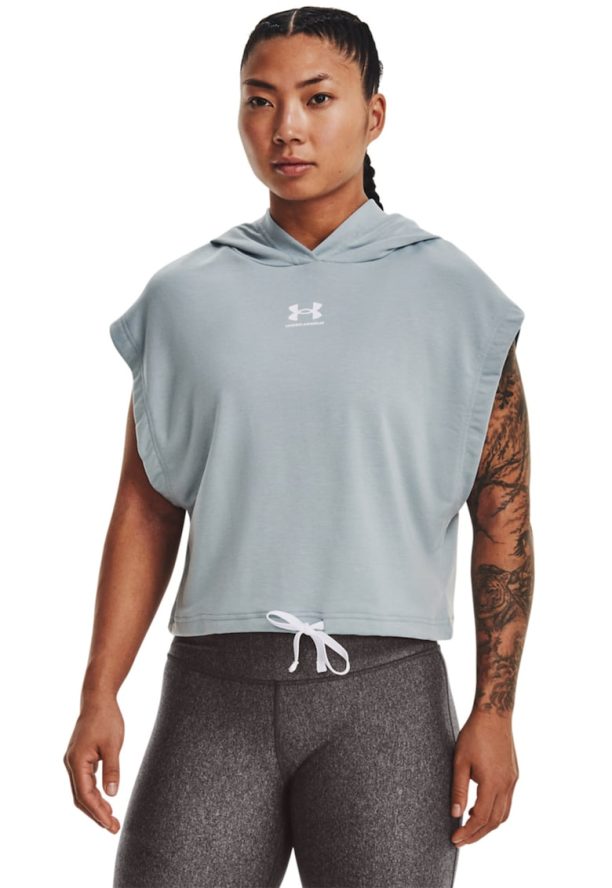 Спортно худи Rival без ръкави Under Armour