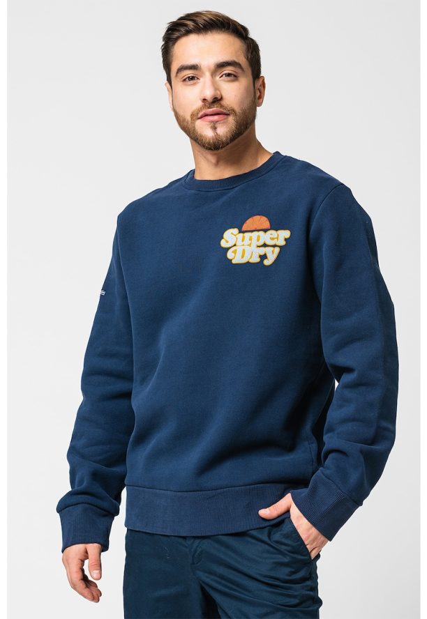 Суитшърт Cooper Nostalgia Crew с лого SUPERDRY