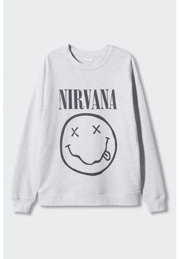 Суитшърт Nirvana с принт Mango