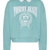 Суитшърт Varsity с яка и уголемено лого Tommy Jeans