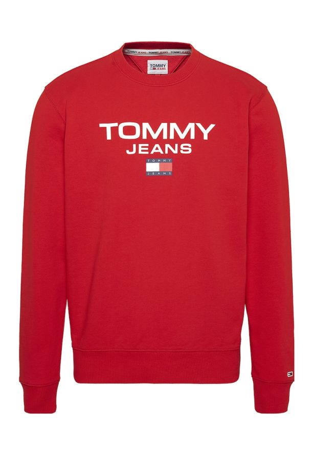 Суитшърт от органичен памук на лога Tommy Jeans