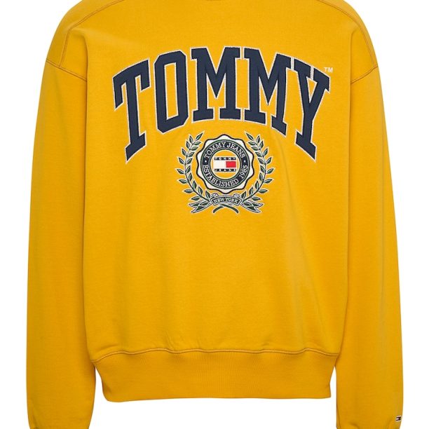 Суитшърт от органичен памук с бродирано лого Tommy Jeans