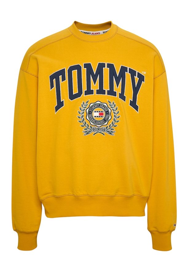 Суитшърт от органичен памук с бродирано лого Tommy Jeans