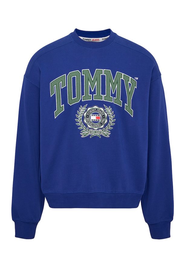 Суитшърт от органичен памук с бродирано лого Tommy Jeans