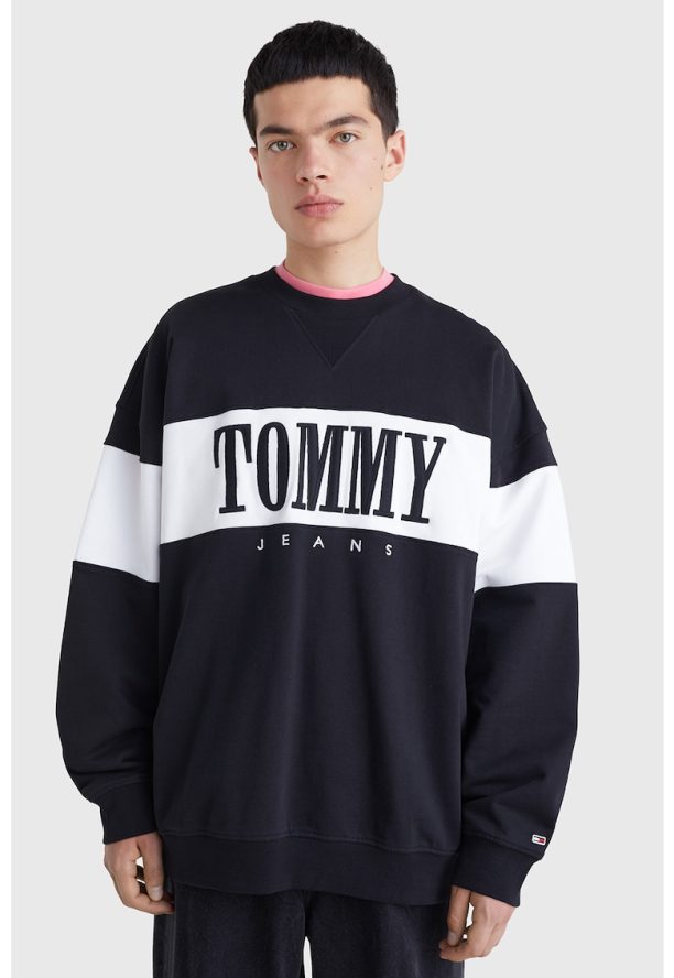 Суитшърт от органичен памук с цип Tommy Jeans