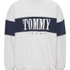 Суитшърт от органичен памук с цип Tommy Jeans