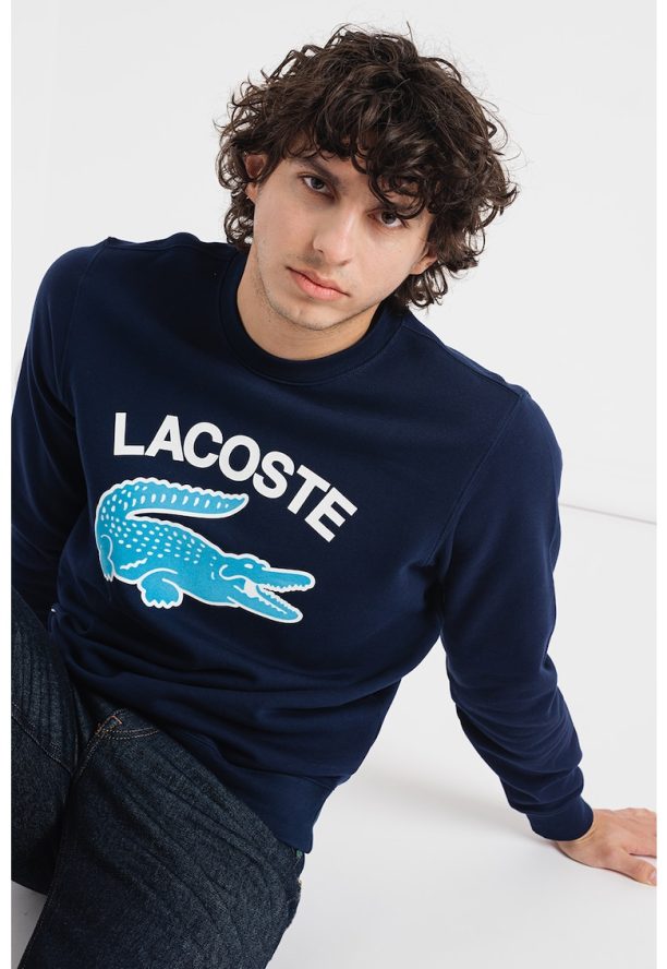 Суитшърт от памук на лога Lacoste