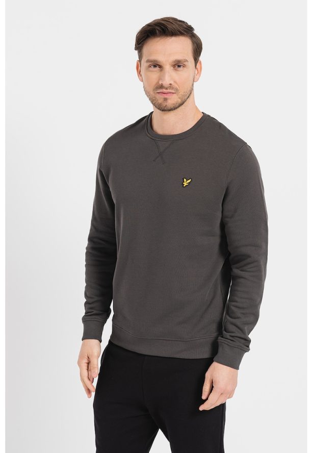 Суитшърт от памук с овално деколте Lyle  Scott