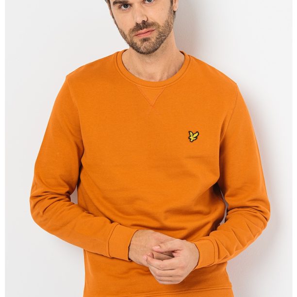 Суитшърт от памук с овално деколте Lyle  Scott