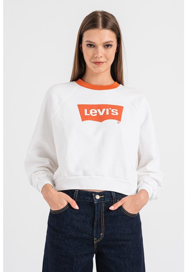 Суитшърт с лого и ръкави реглан Levis