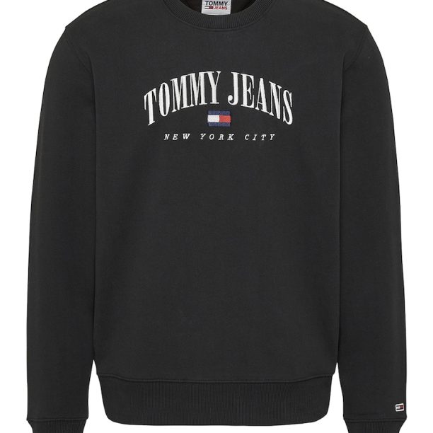 Суитшърт с овално деколте и бродирано лого Tommy Jeans