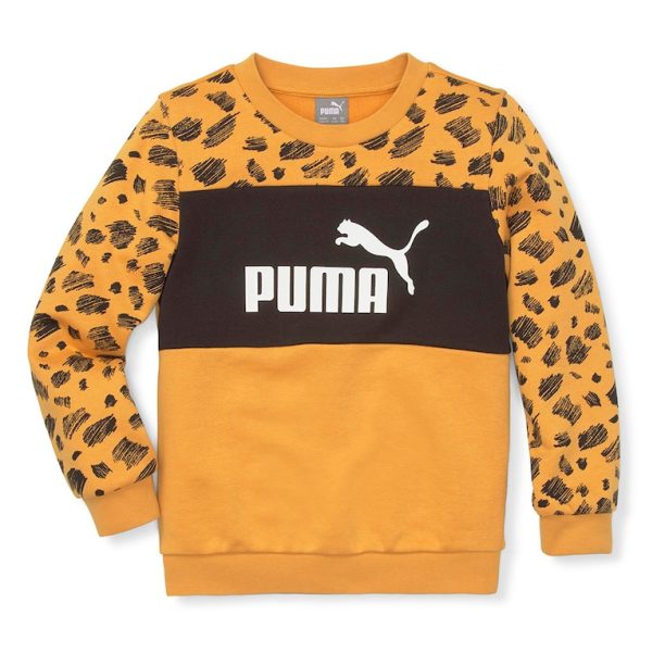 Суитшърт с овално деколте и лого Puma