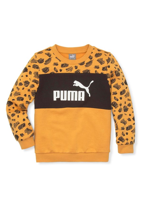 Суитшърт с овално деколте и лого Puma