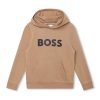 Суитшърт с памук и лого BOSS Kidswear