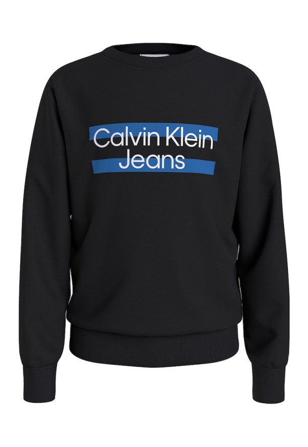 Суитшърт с памук и лого CALVIN KLEIN