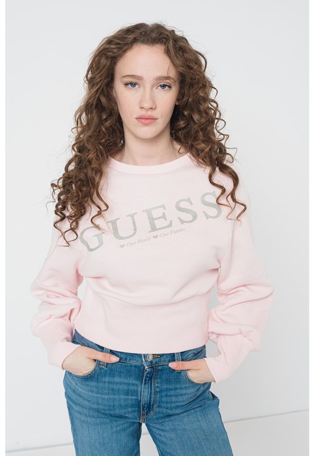 Суитшърт с ръкави реглан GUESS JEANS