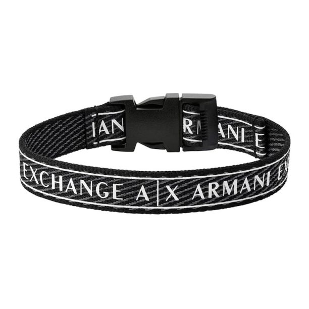 Текстилна гривна с лого ARMANI EXCHANGE